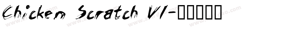 Chicken Scratch V1字体转换